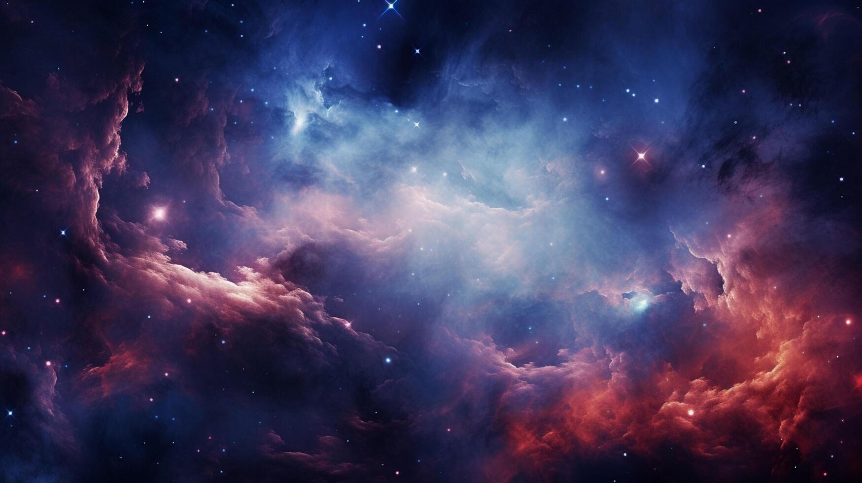 AI generated Nebula Space Background photo