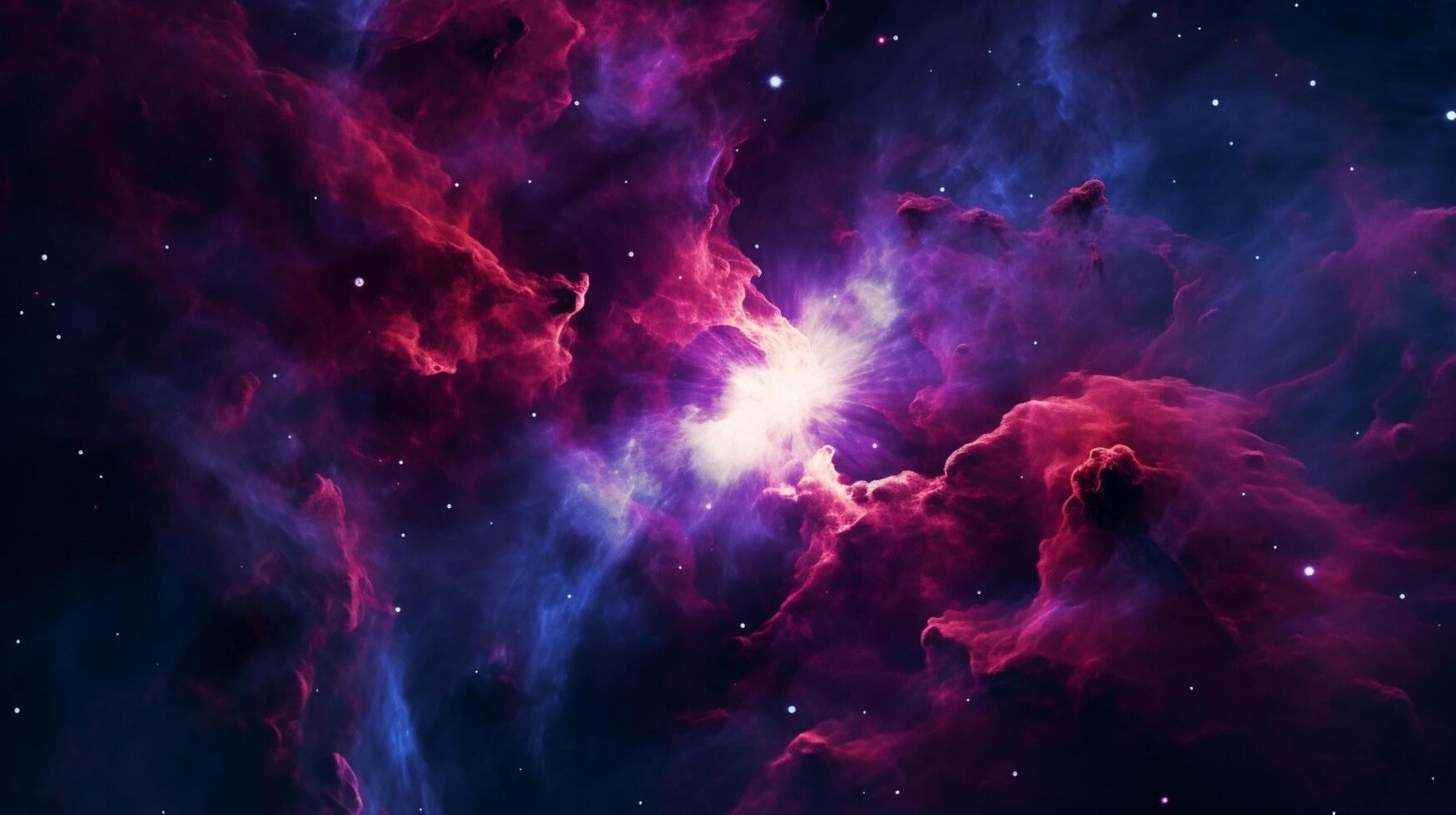 AI generated Nebula Supernova Background photo
