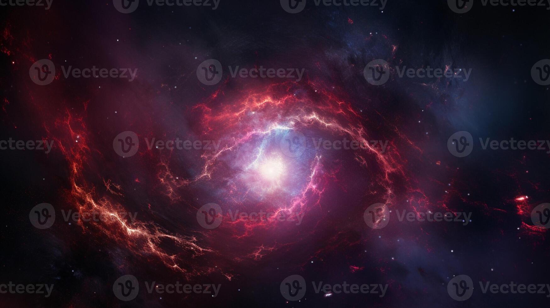 AI generated Nebula Wormhole Background photo