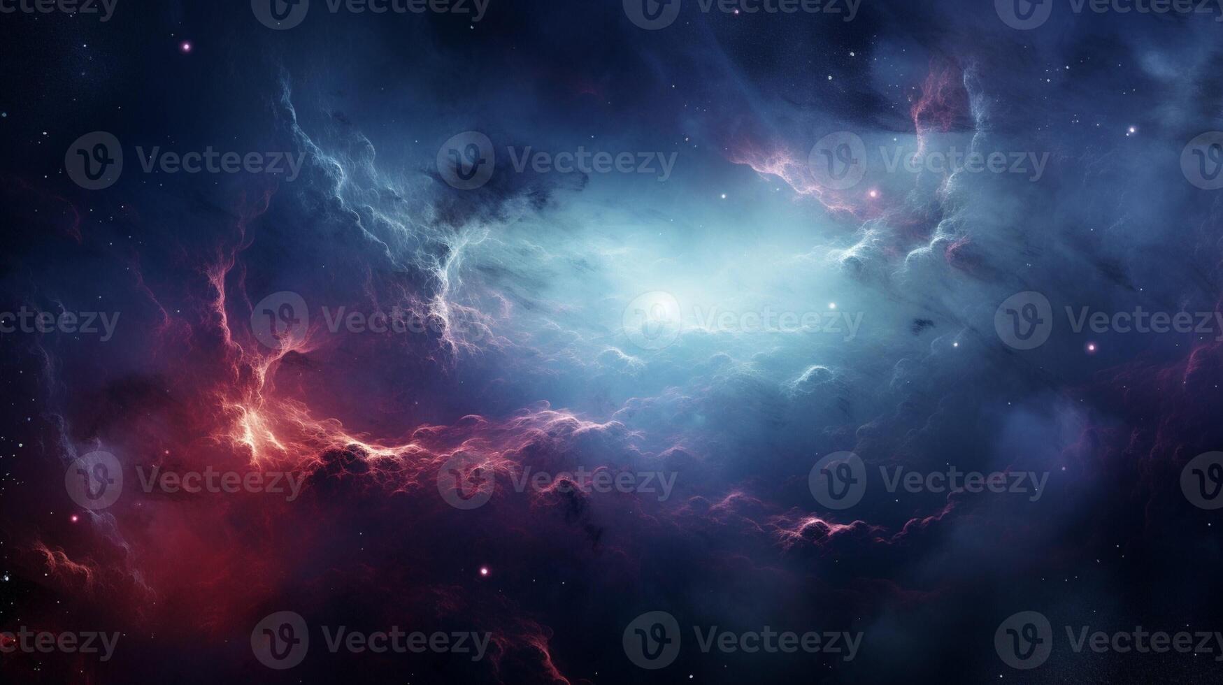 AI generated Nebula Travel Background photo