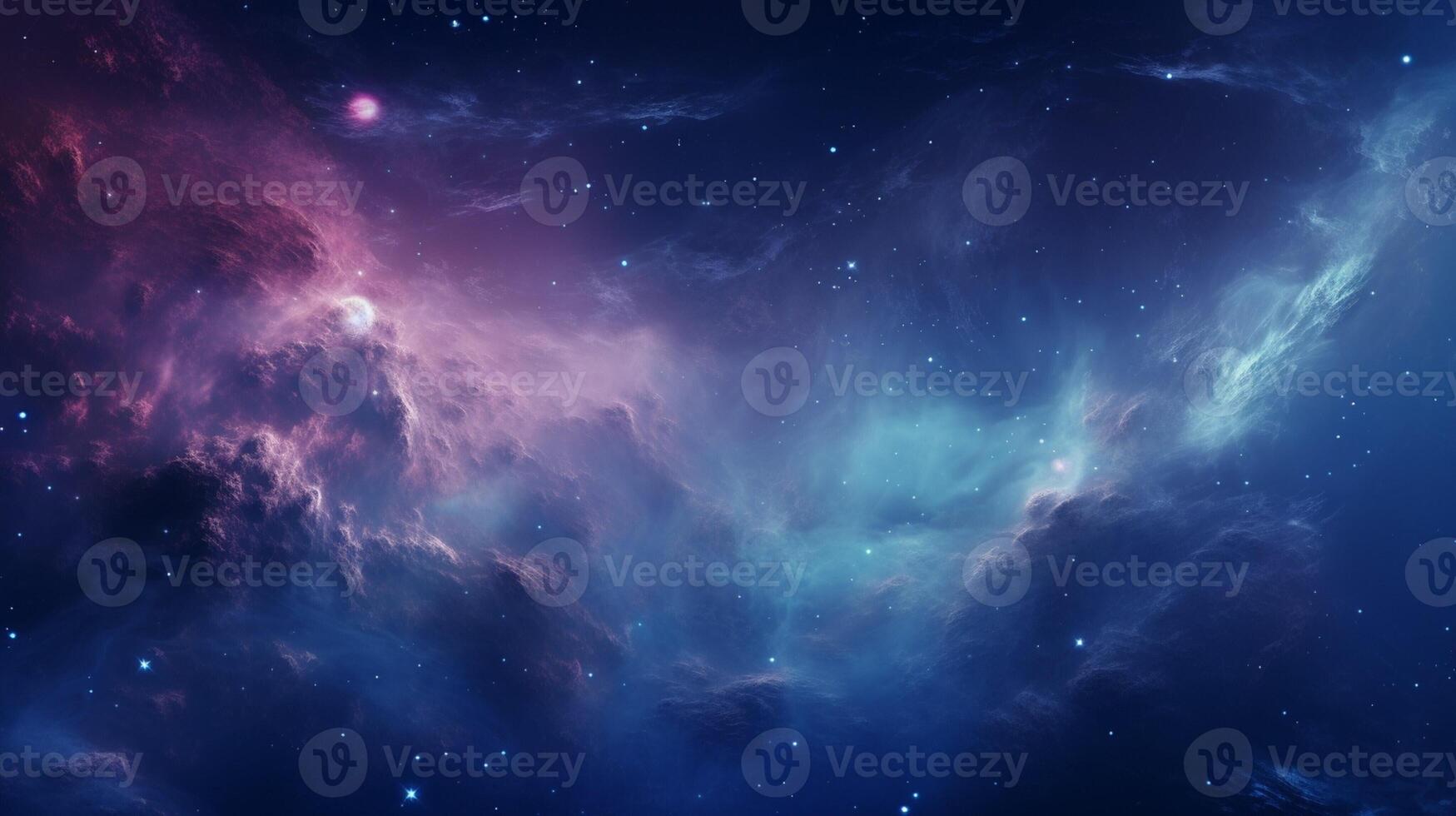 AI generated Nebula Universe Background photo