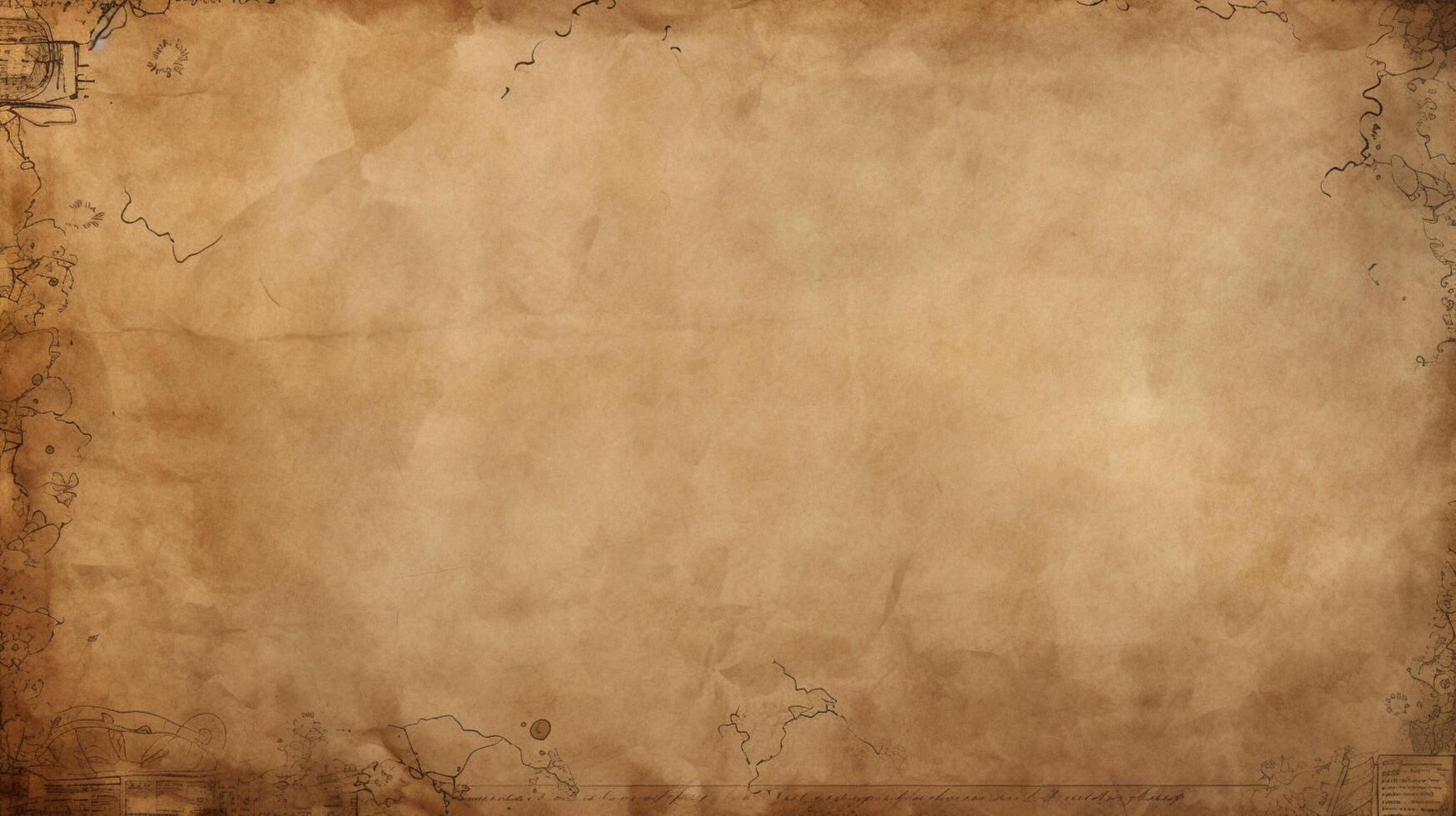 AI generated Old Paper Vintage Background photo