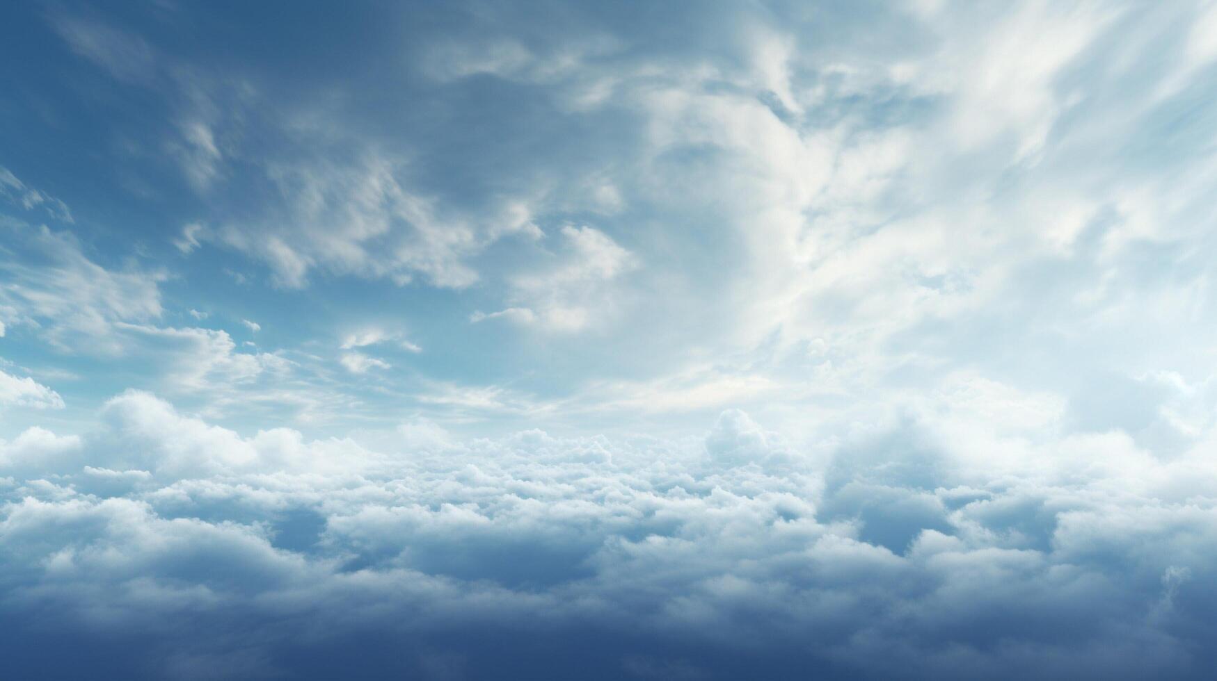 AI generated Overcast Sky Background photo