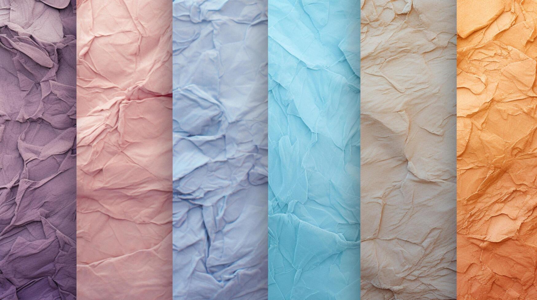 AI generated Pastel Collage of Textures Background photo