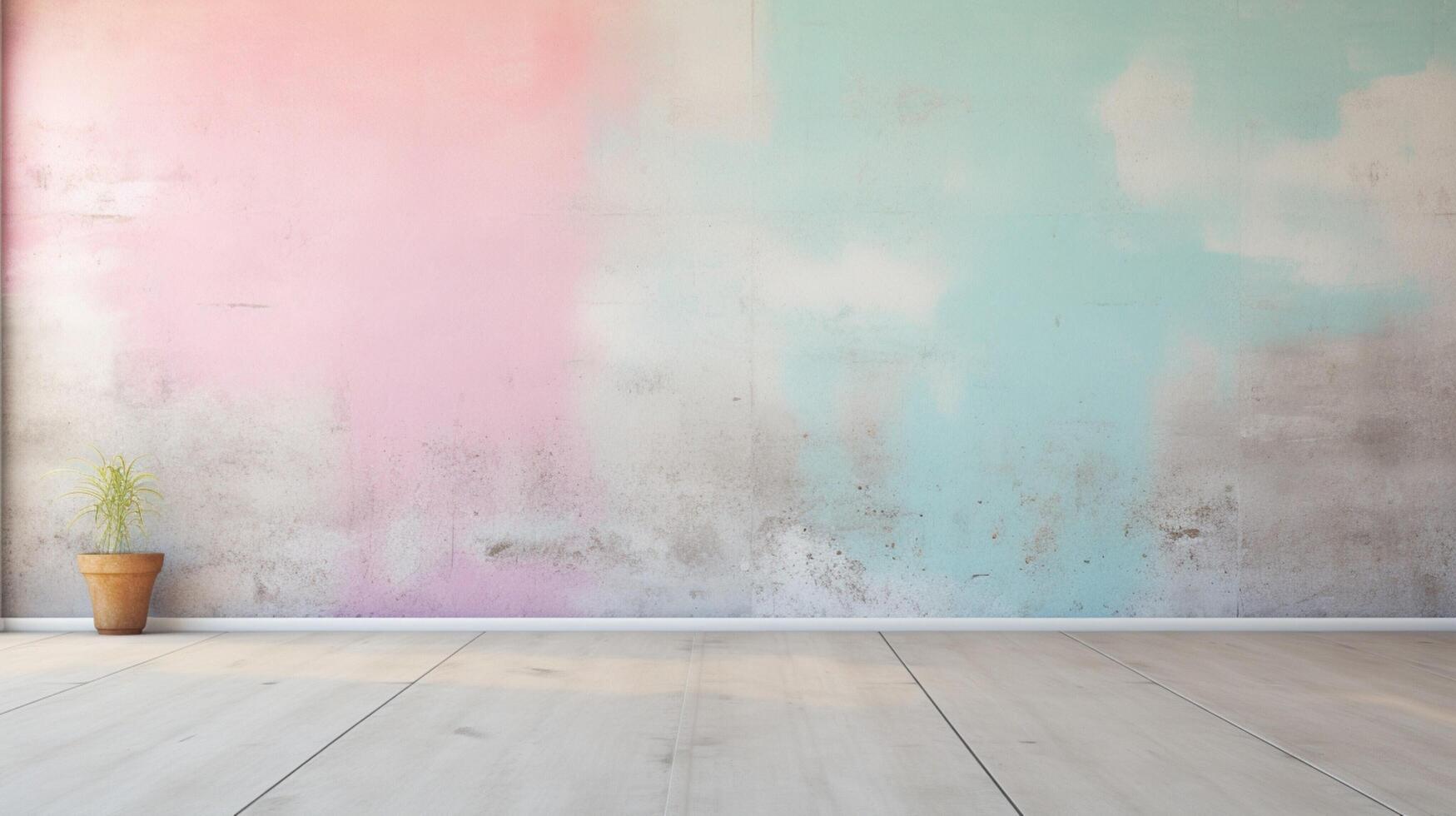 AI generated Pastel Concrete Background photo