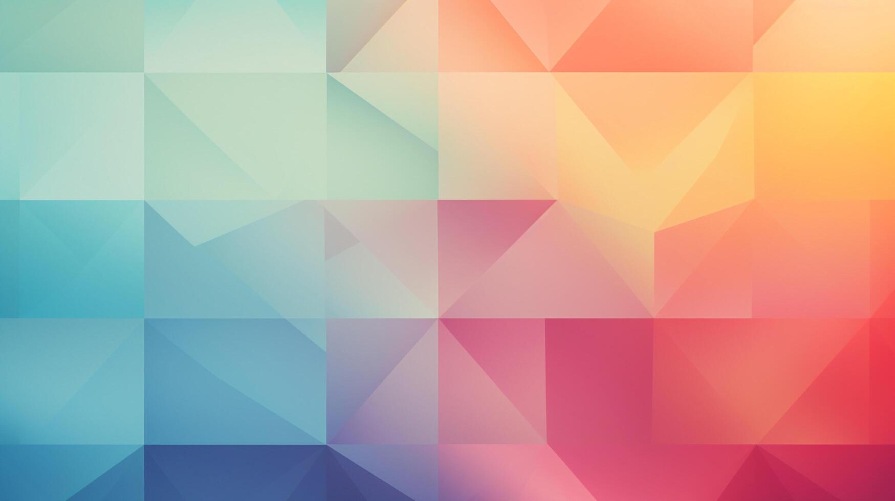 AI generated Pastel Geometric Patterns Background photo