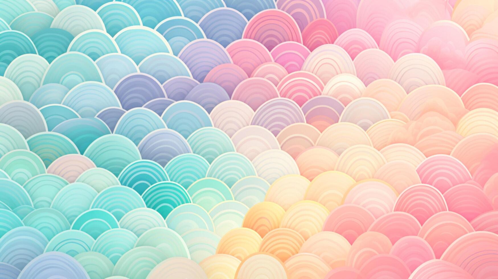 AI generated Pastel Patterned Background photo