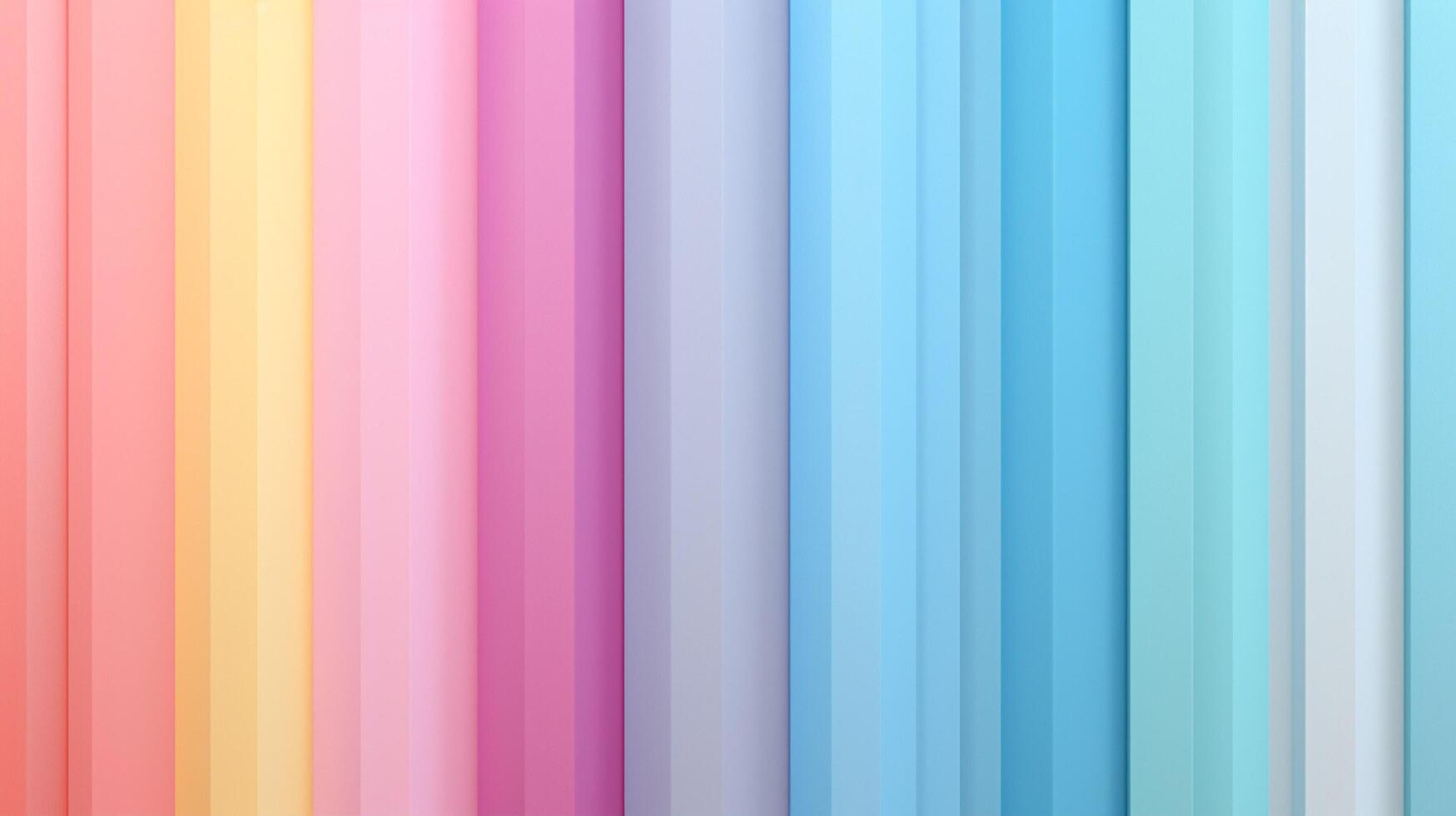 AI generated Pastel Striped Background photo