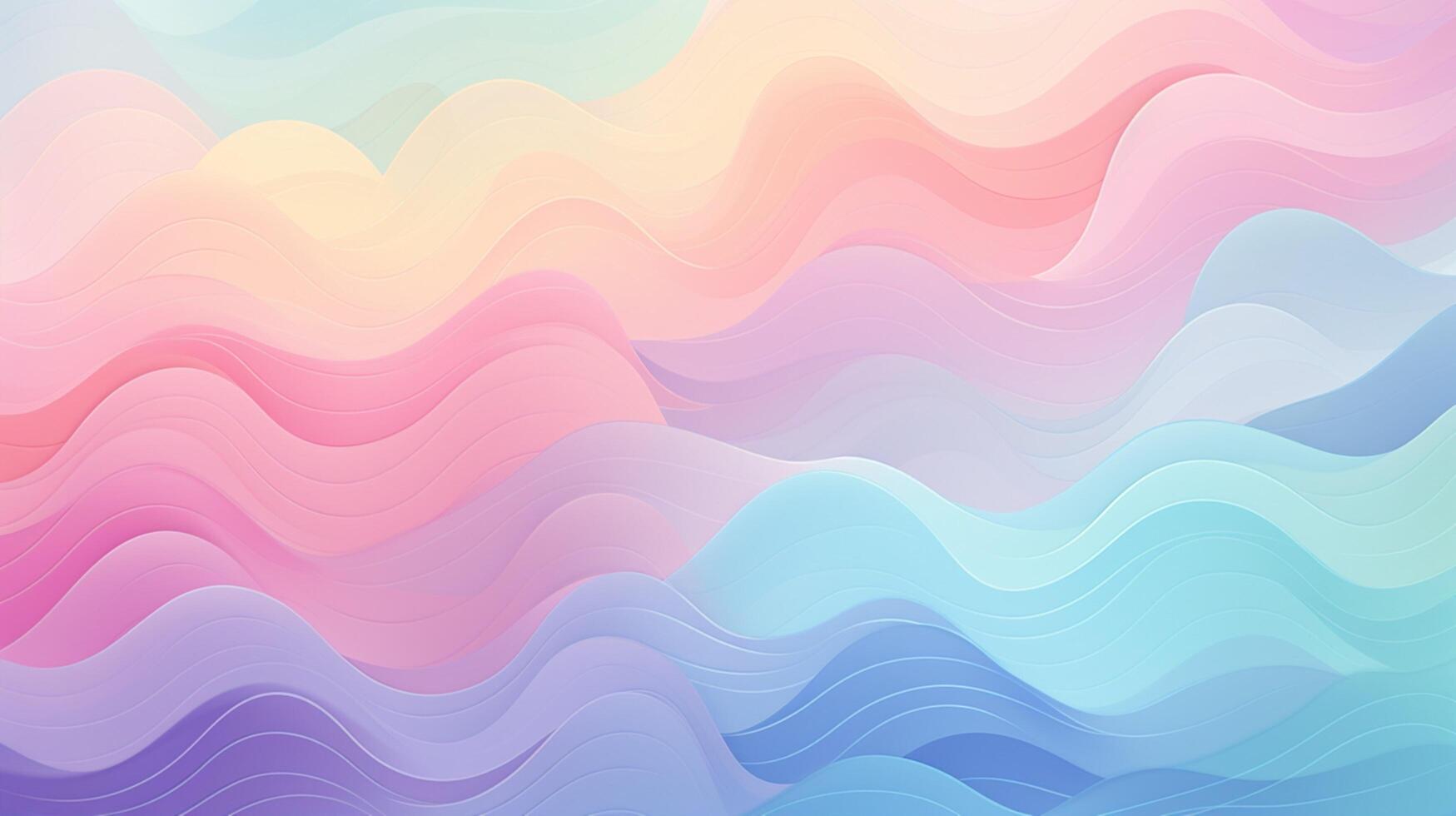AI generated Pastel Patterned Background photo