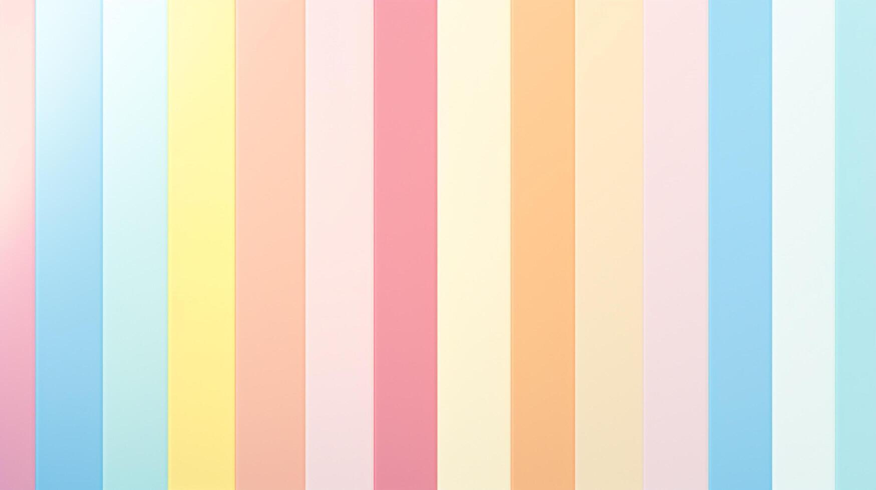 AI generated Pastel Striped Background photo