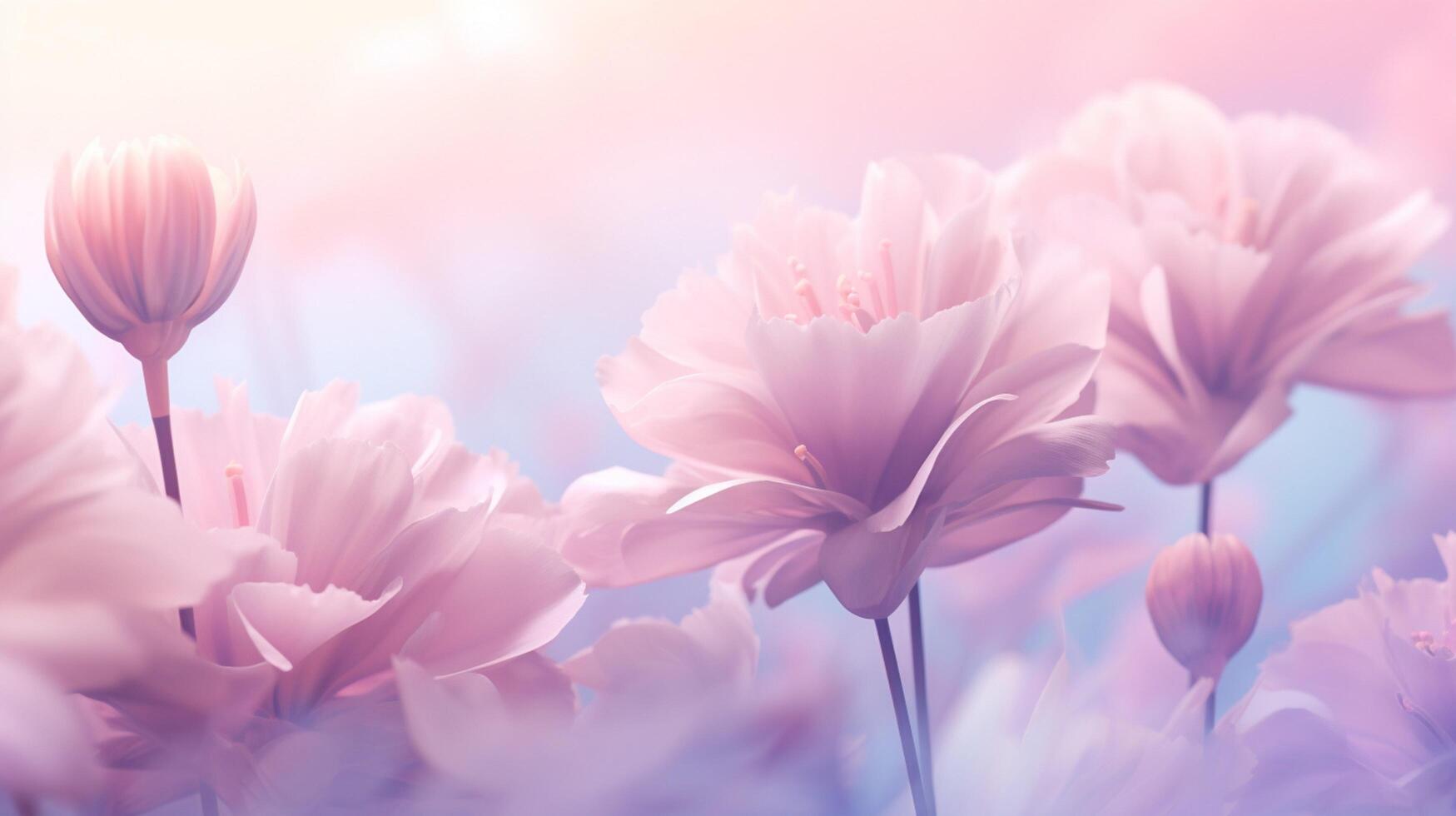 AI generated Pastel Soft Tones Background photo
