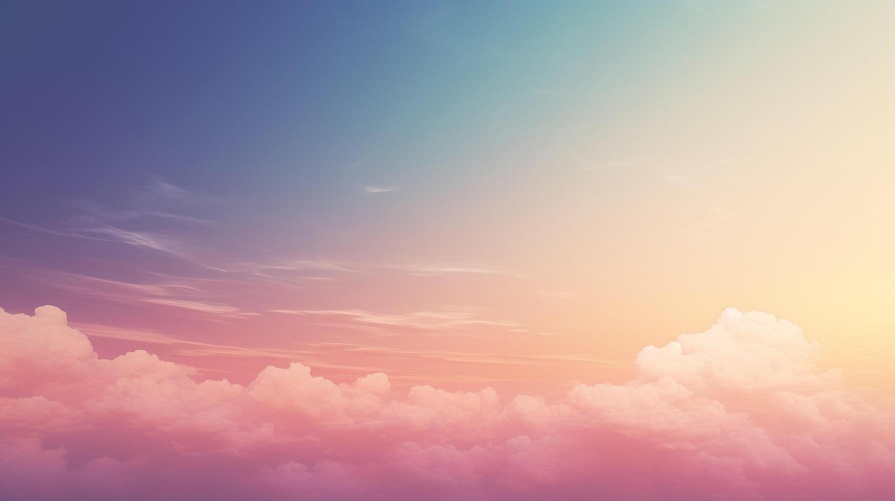 AI generated Pastel Subdued Tones Background photo