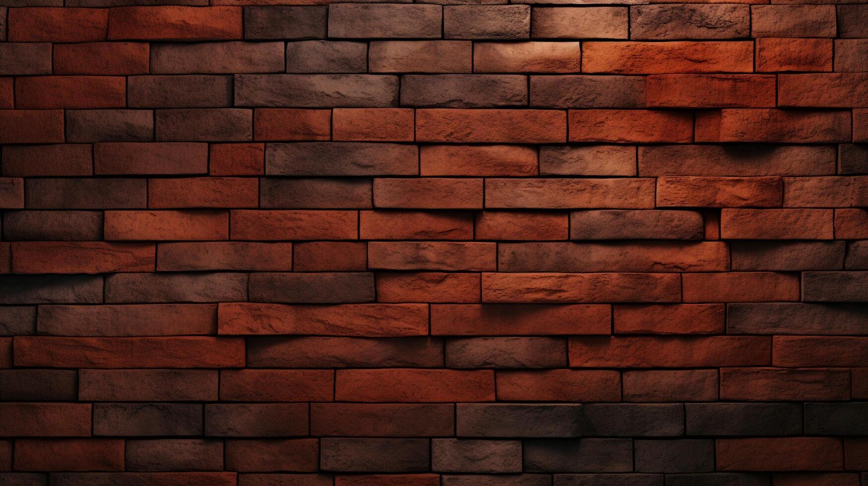 AI generated Patterned Brick Background photo