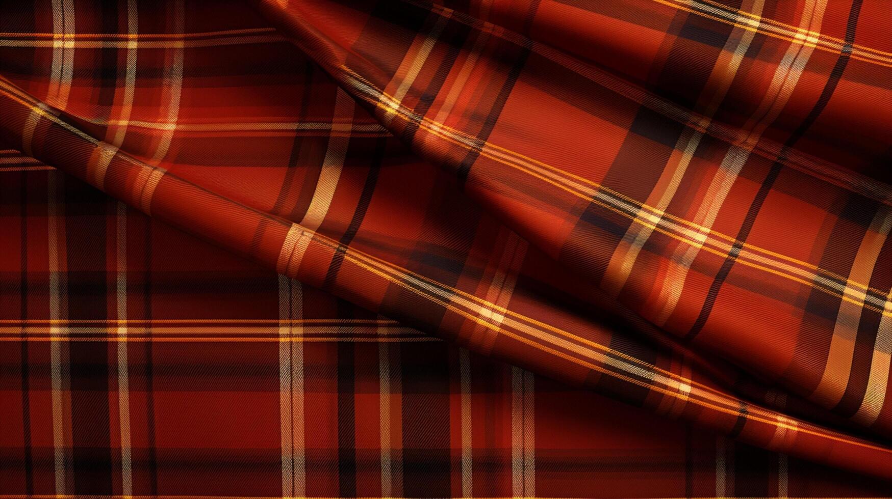 AI generated Plaid Tartan Pattern Background photo