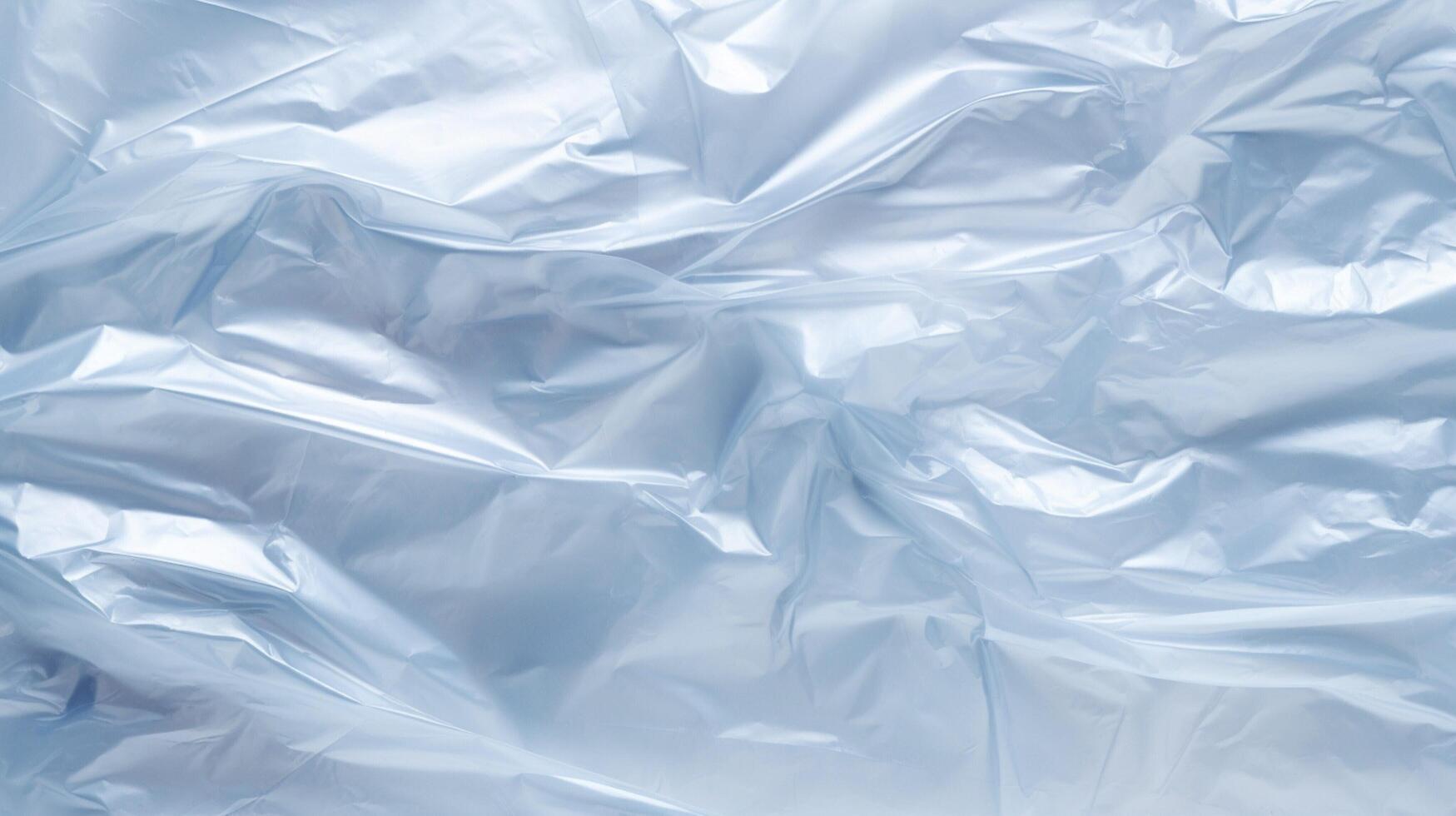 AI generated Plastic Wrap Texture Background photo