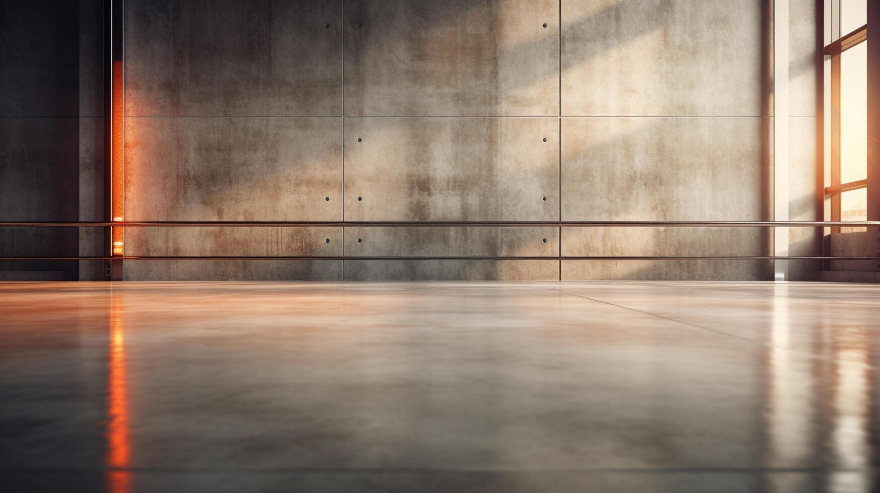 AI generated Polished Concrete with photo