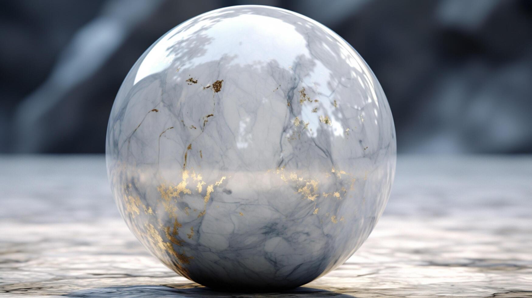 AI generated Polished Marble Background photo