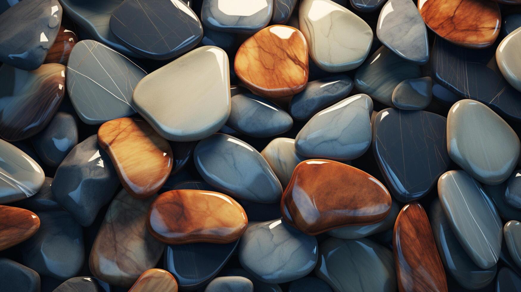 AI generated Polished Stone Background photo