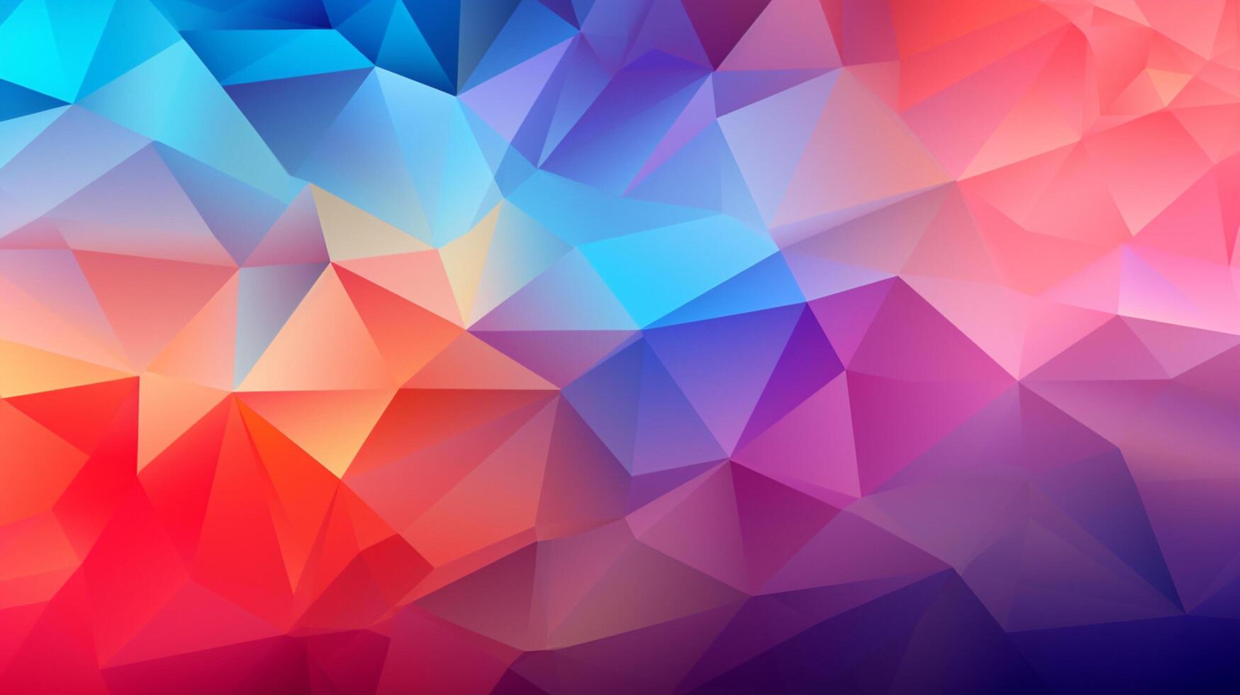 AI generated Polygon Geometric Background photo