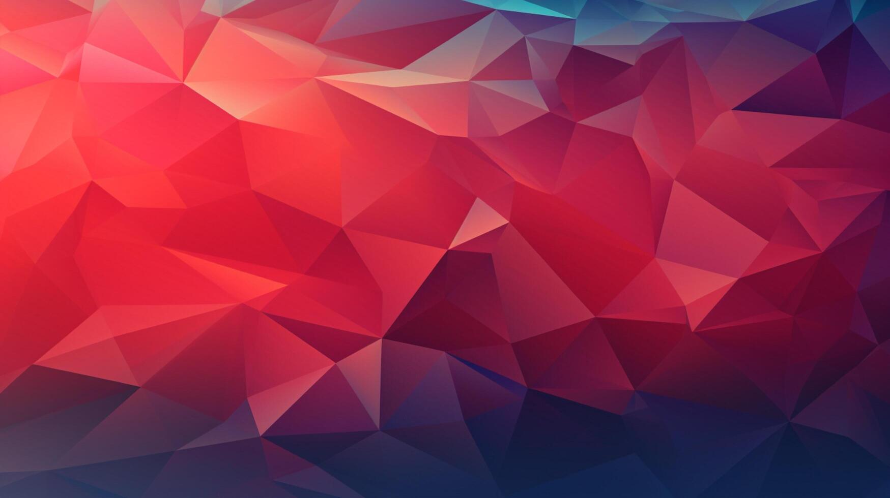 AI generated Polygon Geometric Background photo