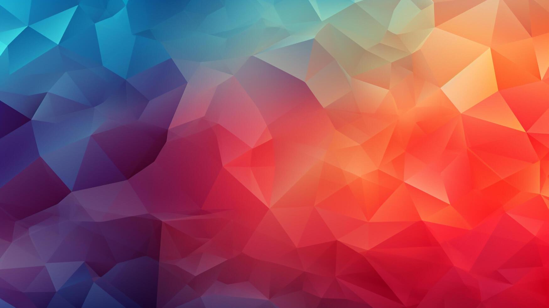 AI generated Polygon Geometric Background photo