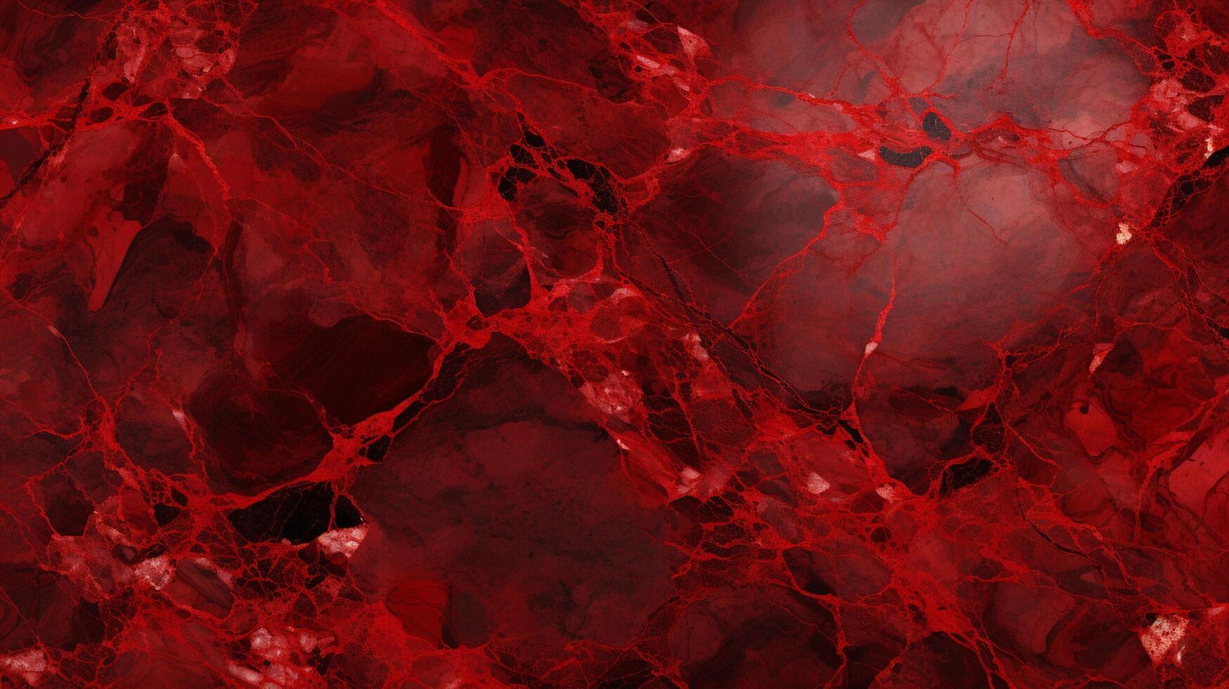 AI generated Red Marble Background photo