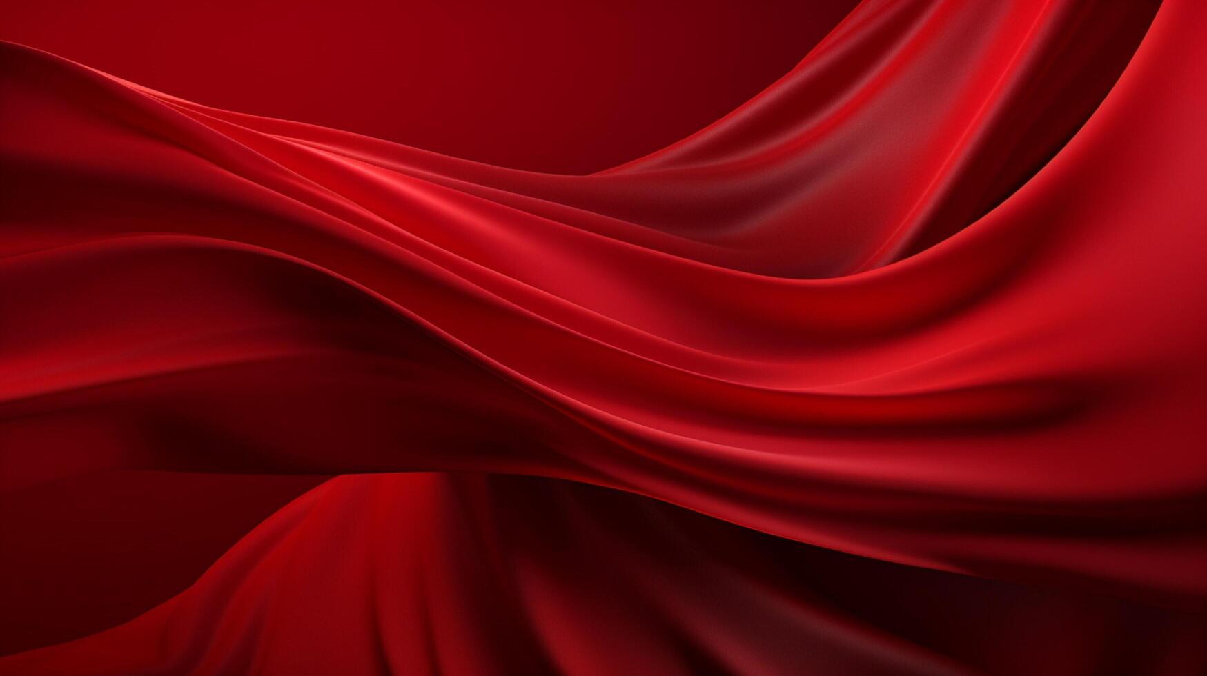AI generated Red background photo