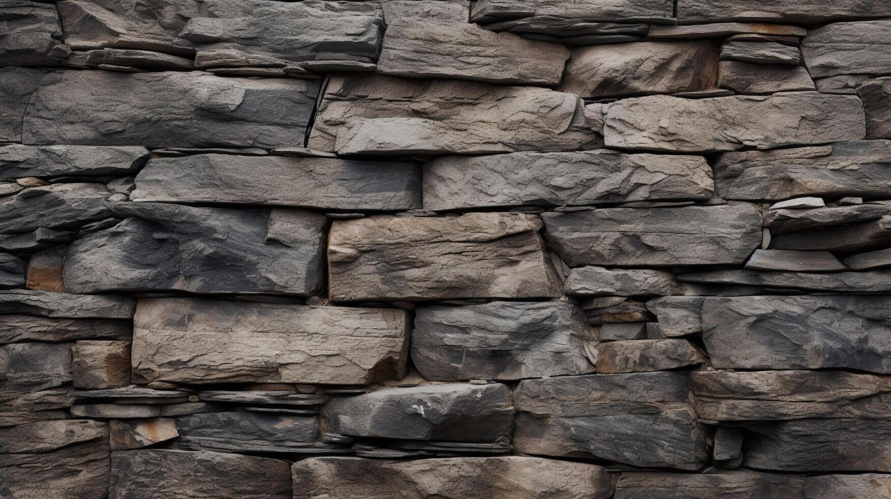 AI generated Rough Stone Background photo