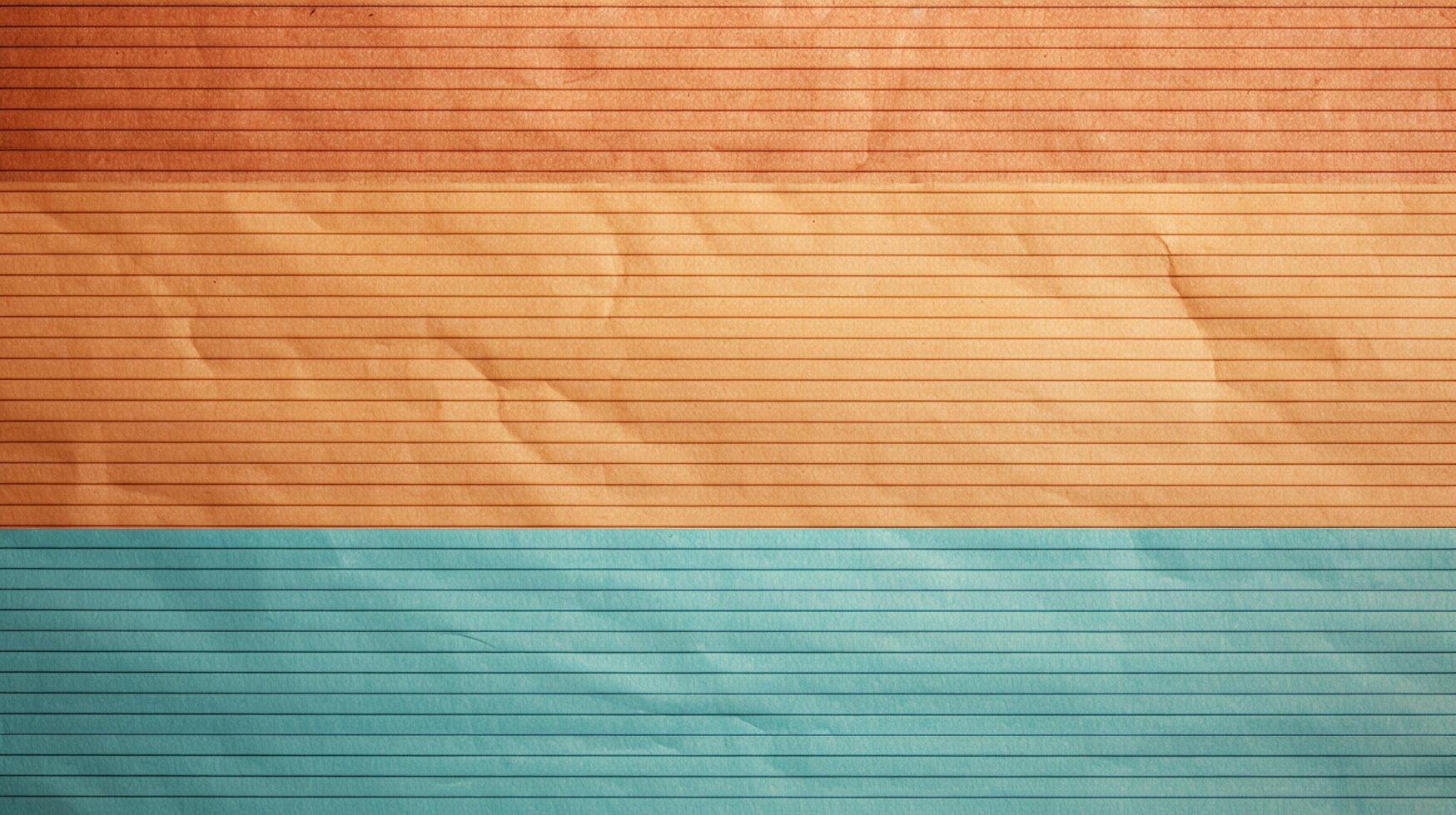 AI generated Ruled Paper Background photo