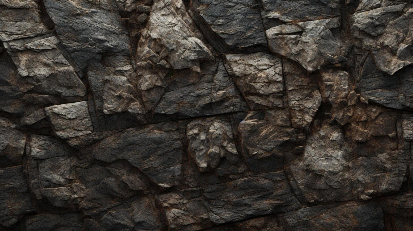 AI generated Rough Stone Background photo