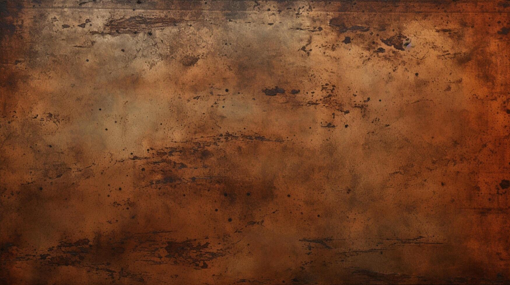 AI generated Rusty Metal Plate with Scratches Background photo