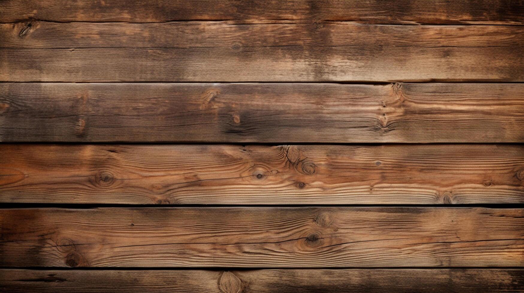 AI generated Rustic Wood Background photo