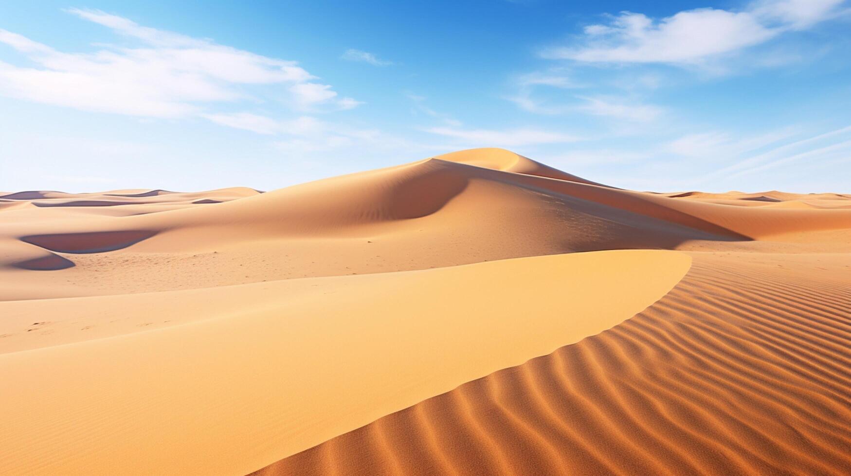 AI generated Sand Dunes Background photo