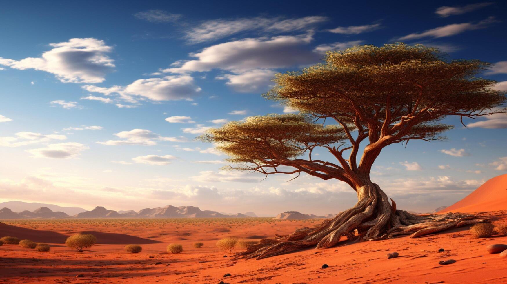 AI generated Sandalwood background photo