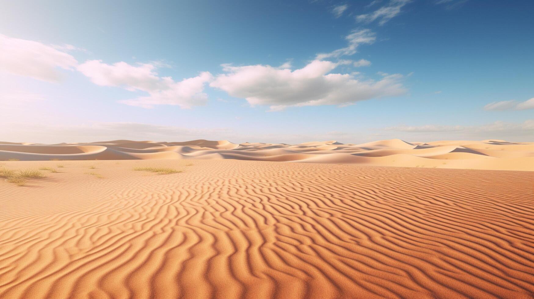 AI generated Sandy Desert Patterns background photo