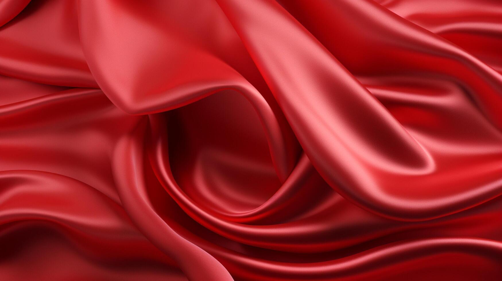 AI generated Satin Fabric Background photo