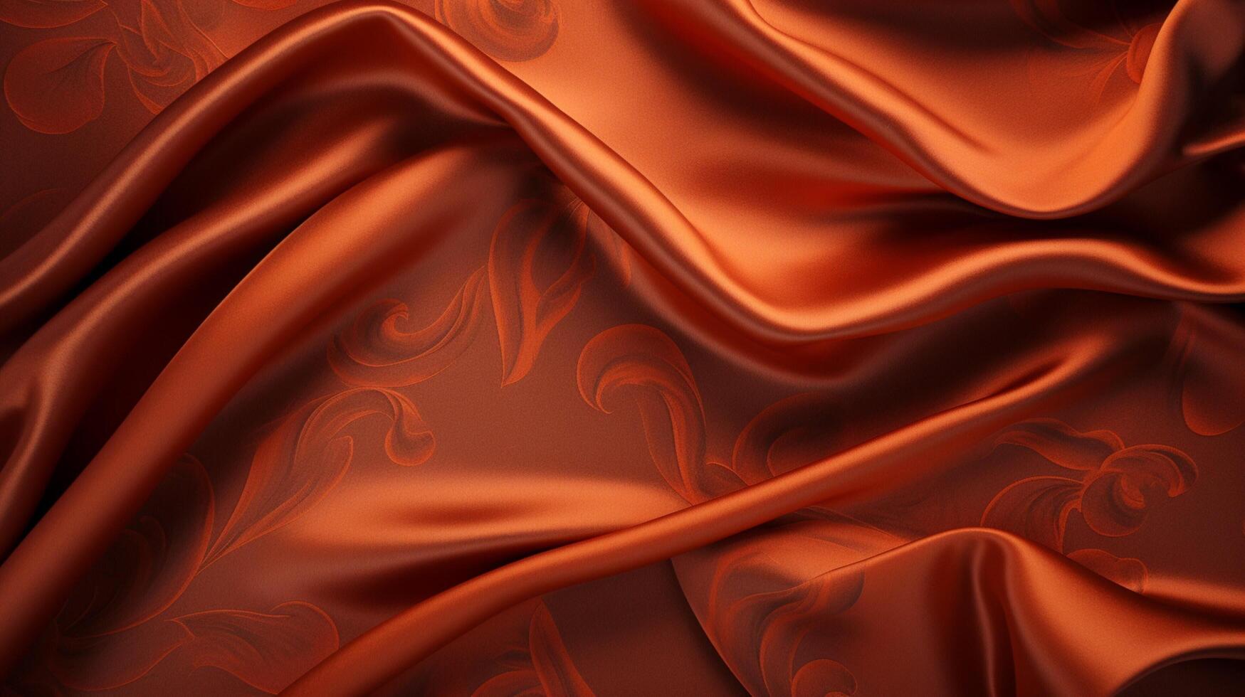 AI generated Satin Brocade Fabric Background photo