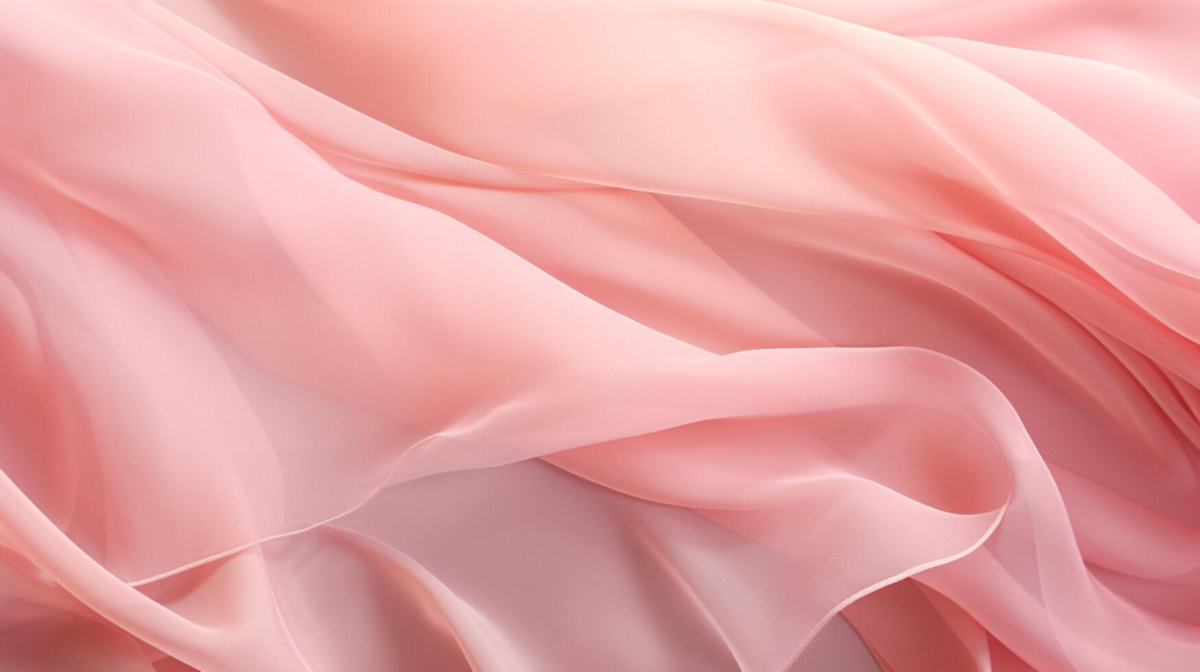 AI generated Sheer Chiffon Fabric Background photo