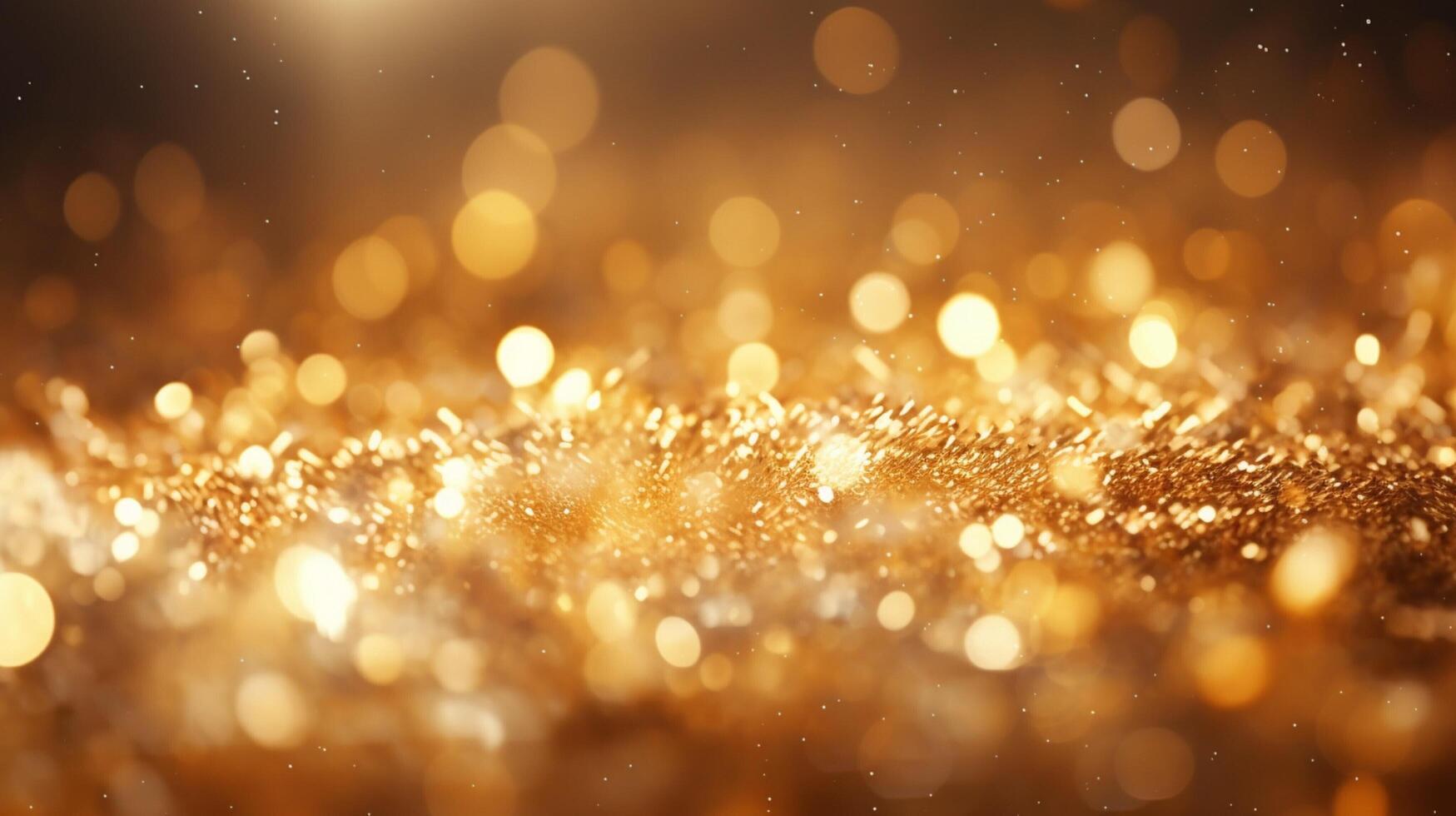 AI generated Shimmering particles sparkling dust and festive photo