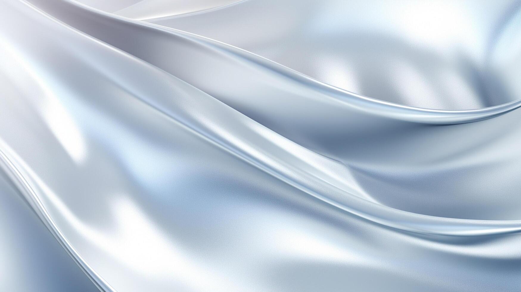 AI generated Shimmering Silver Gradient Background photo