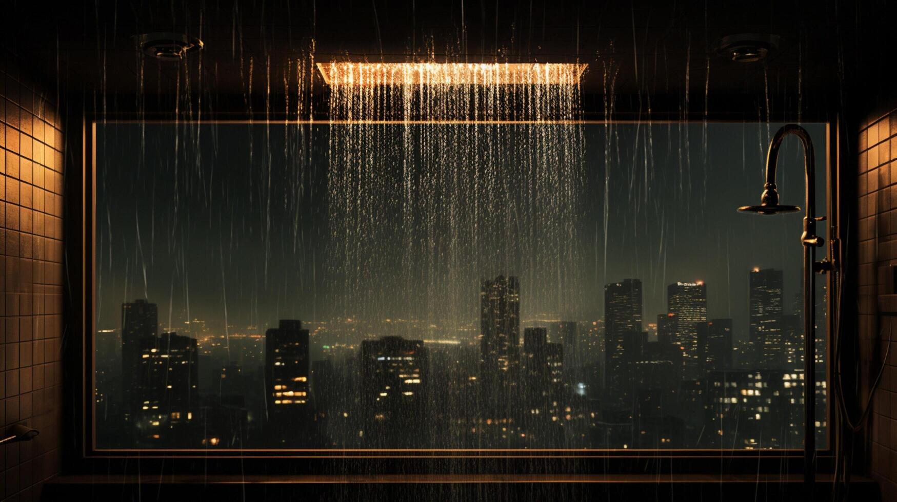 AI generated Showers high quality backgrounds photo