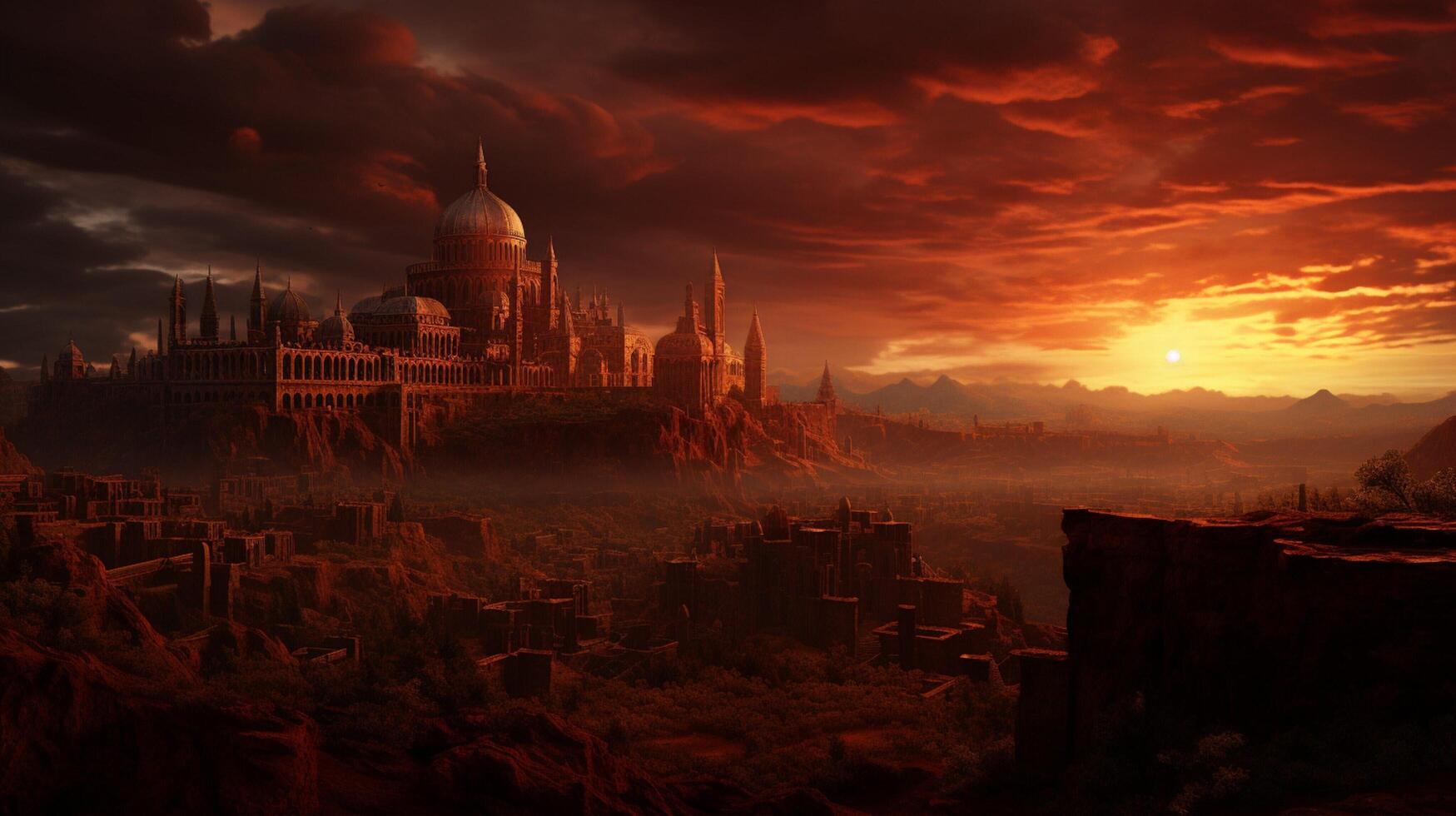 AI generated Sienna background photo