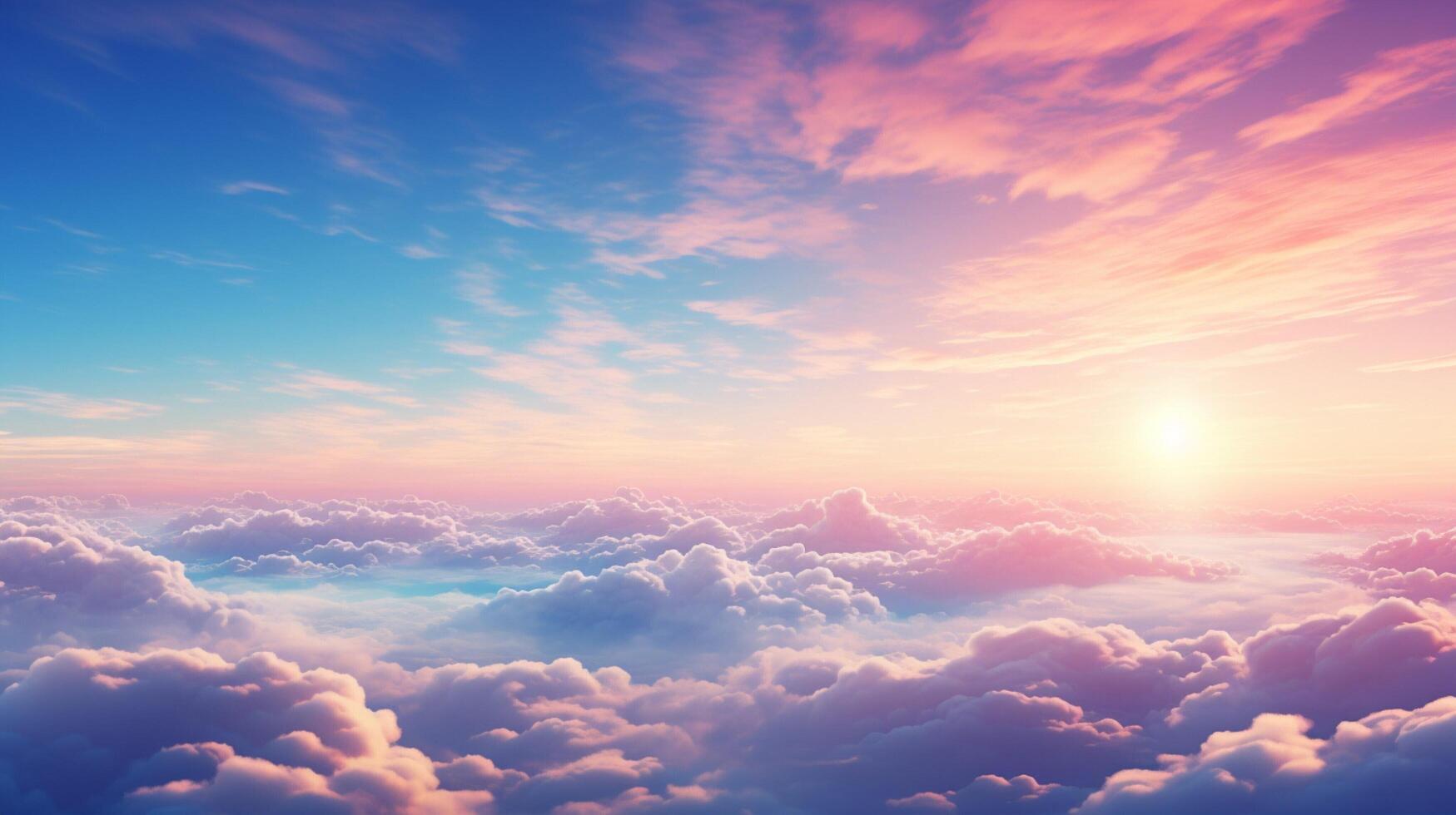 AI generated Sky Background photo