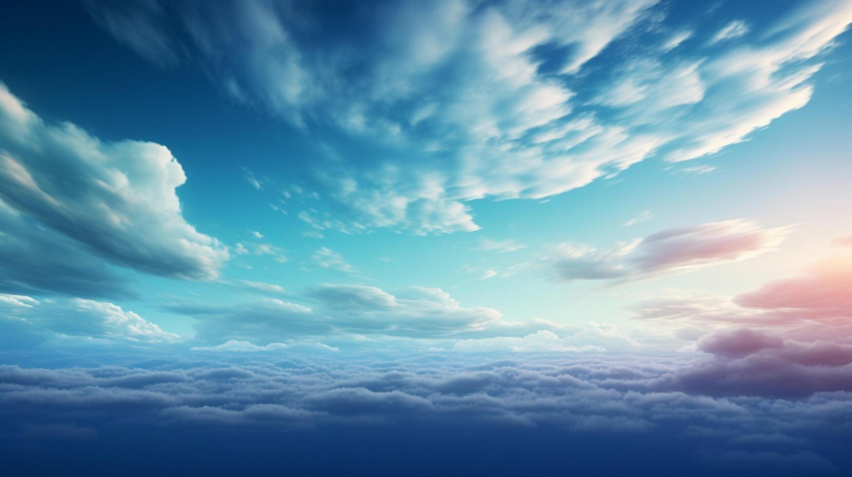 AI generated Sky with Abstract Fantasy Background photo