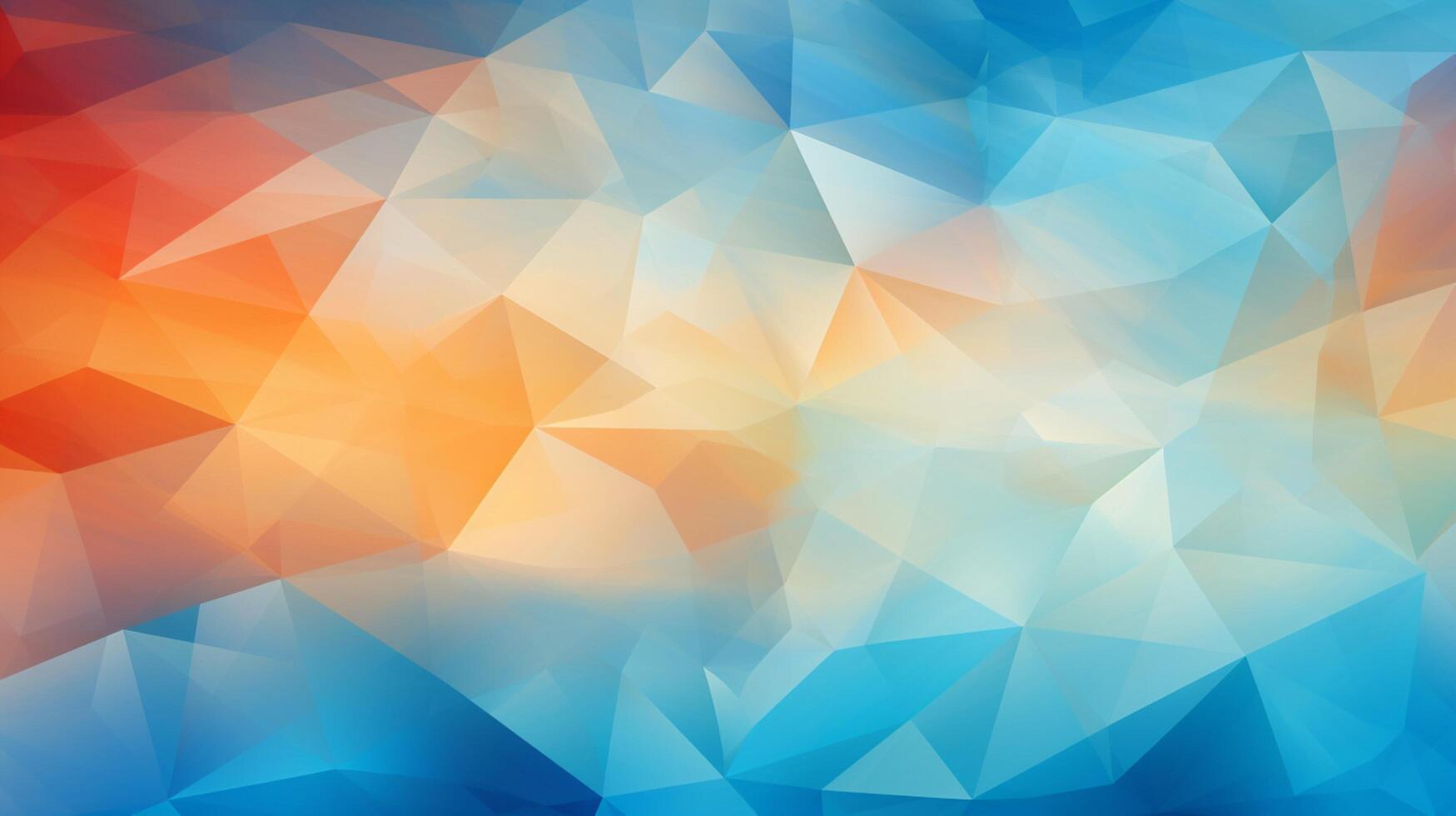 AI generated Sky with Abstract Cubism Background photo