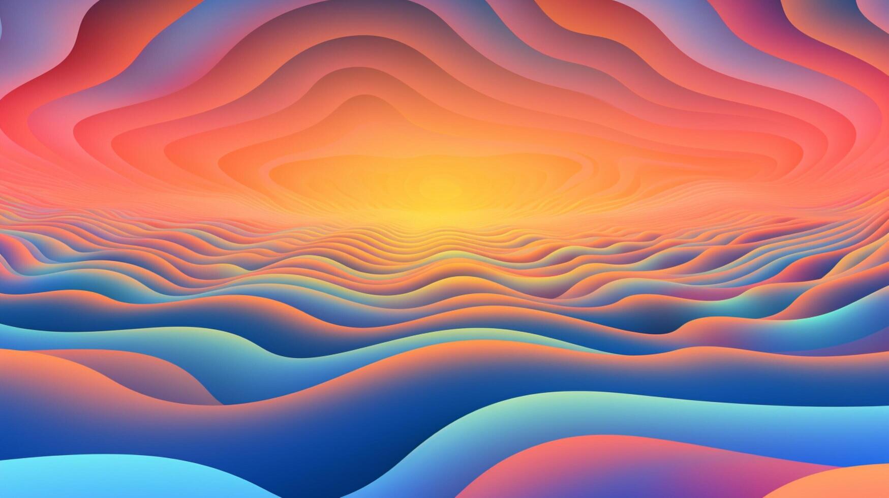 AI generated Sky with Abstract Op Art Background photo