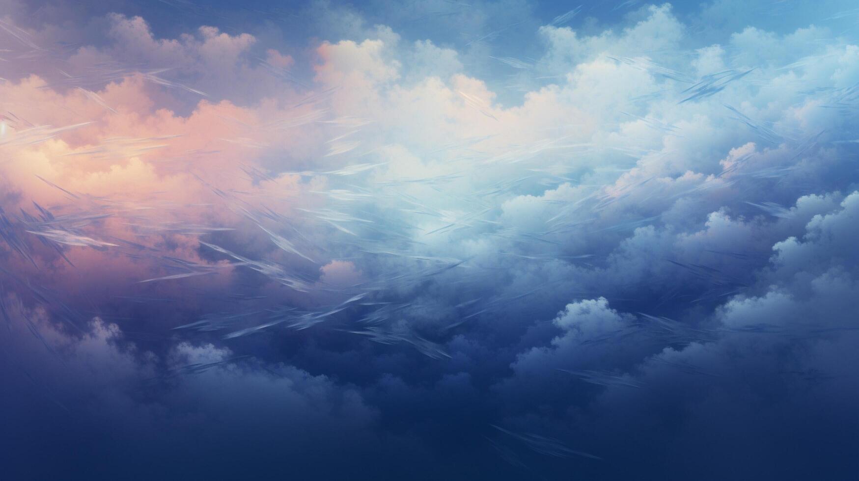 AI generated Sky with Abstract Textures Background photo