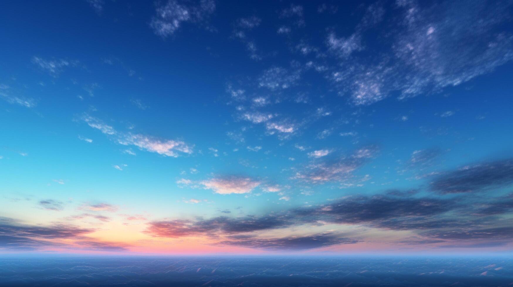 AI generated Sky with Mercury Background photo