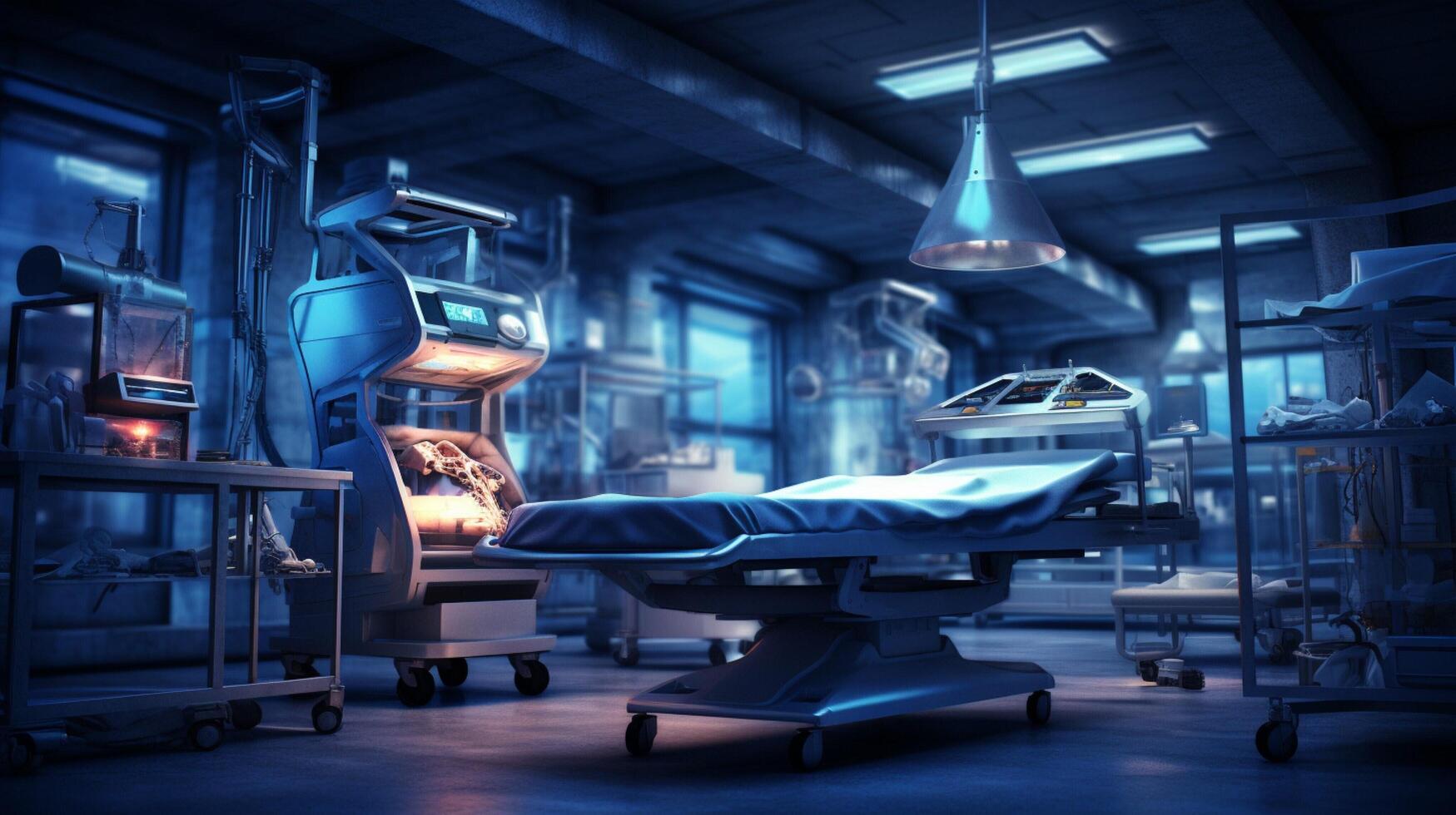 AI generated medical high quality background photo