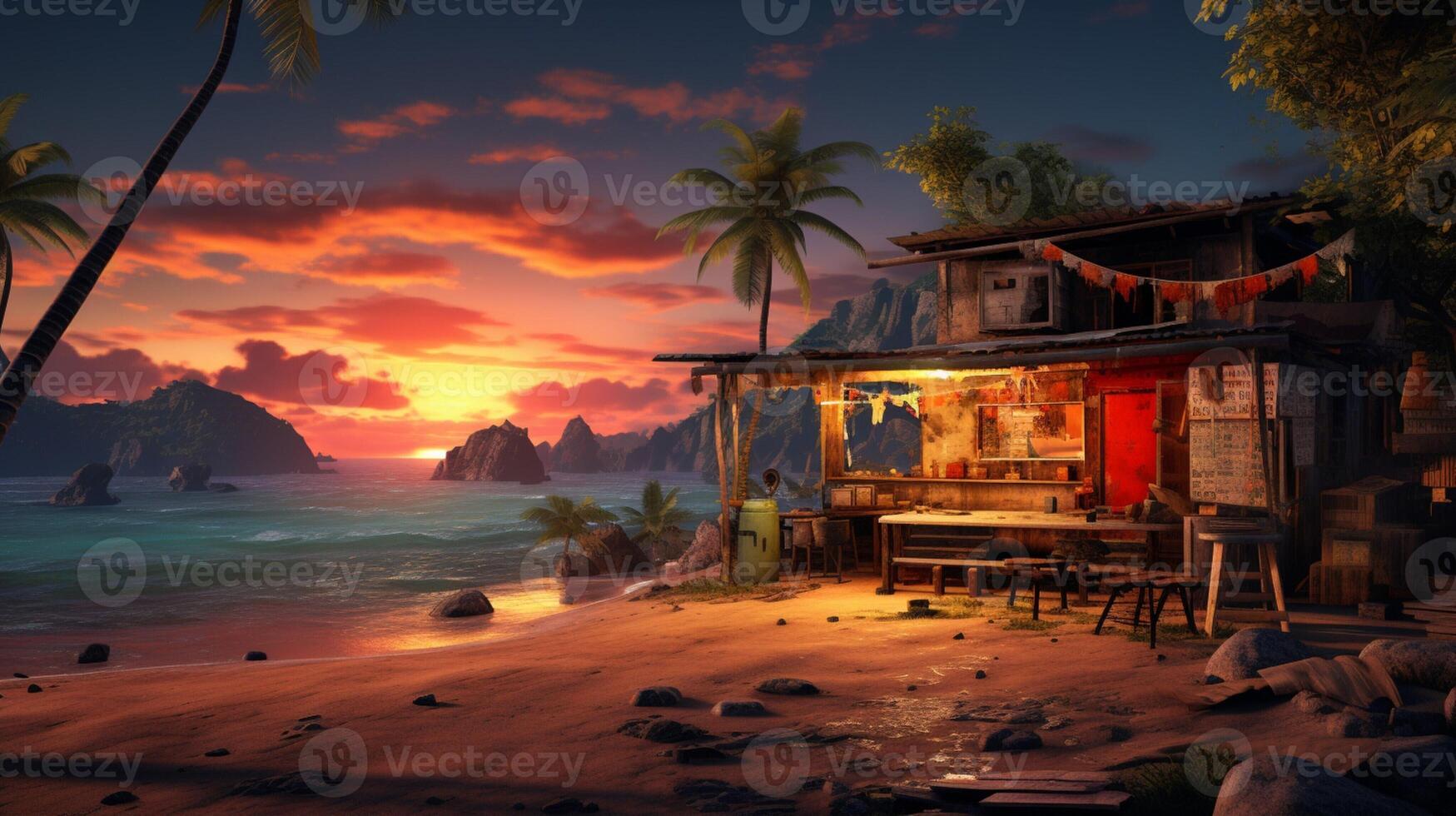 AI generated nft game background photo
